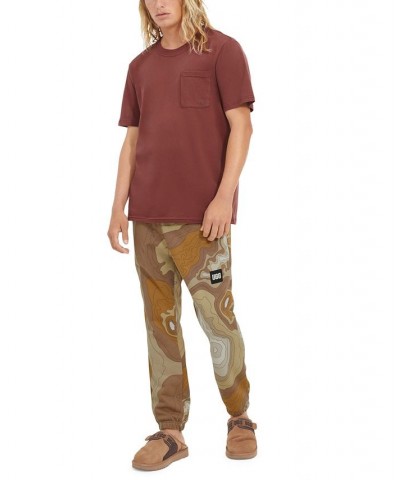 Men's Garrett Logo Pocket Short-Sleeve T-Shirt Brown $27.00 Pajama