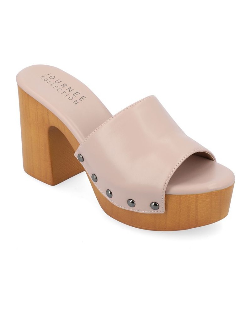 Women's Veda Platform Sandal Mauve $45.00 Shoes