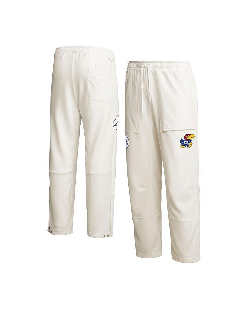 Men's Cream Kansas Jayhawks Zero Dye AEROREADY Pants $40.80 Pants