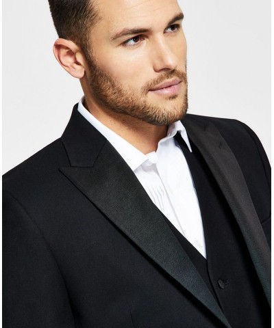 Men's Classic-Fit Stretch Black Tuxedo Jacket Black $55.20 Suits