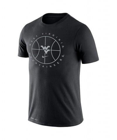 Men's Black West Virginia Mountaineers Basketball Icon Legend Performance T-shirt $22.50 T-Shirts