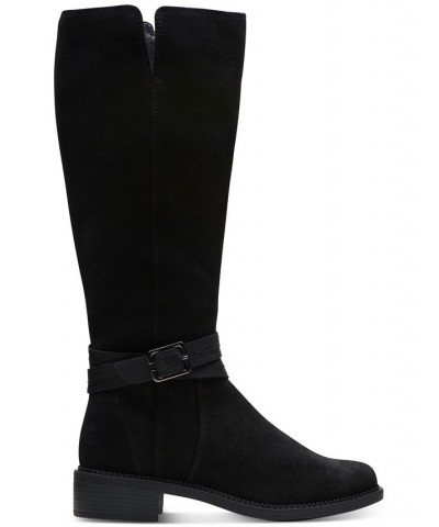 Maye Shine Riding Boots Black $40.97 Shoes