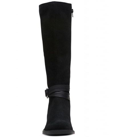 Maye Shine Riding Boots Black $40.97 Shoes