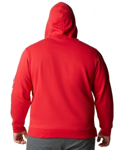 Men's Big & Tall Trek Hoodie Red $18.70 Sweatshirt