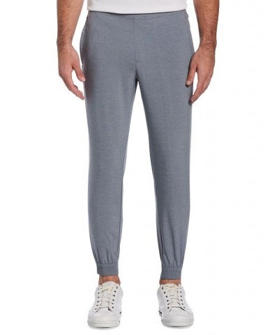 Men's Slim-Fit Textured Dobby Performance Joggers Gray $17.48 Pants