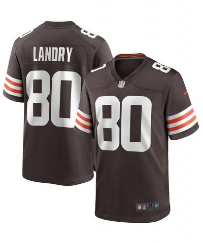 Men's Jarvis Landry Brown Cleveland Browns Game Player Jersey $46.20 Jersey