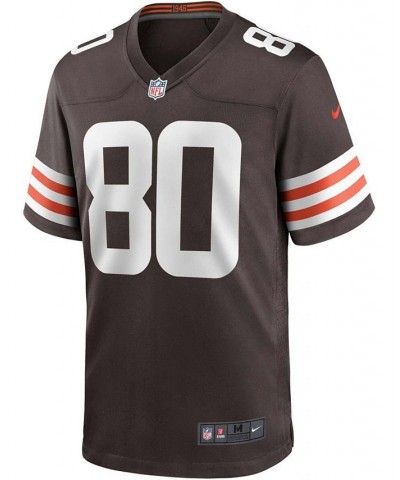 Men's Jarvis Landry Brown Cleveland Browns Game Player Jersey $46.20 Jersey