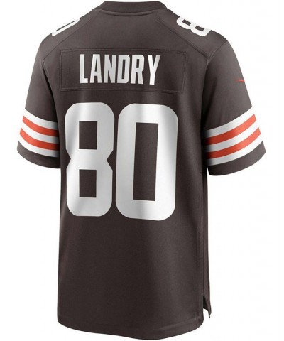 Men's Jarvis Landry Brown Cleveland Browns Game Player Jersey $46.20 Jersey