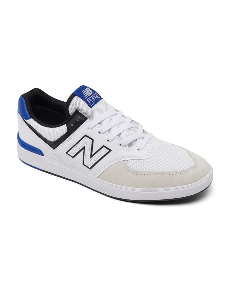 Men's CT574 Casual Sneakers White $40.85 Shoes