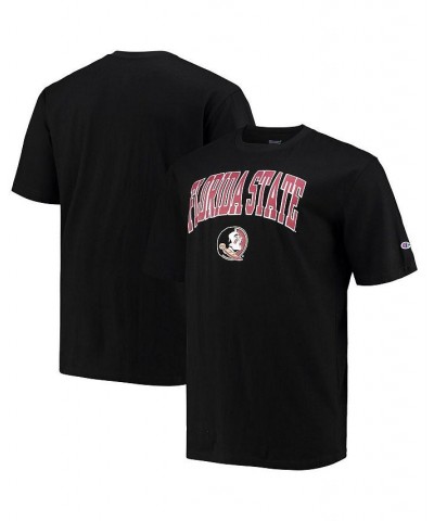 Men's Black Florida State Seminoles Big and Tall Arch Over Wordmark T-shirt $19.60 T-Shirts