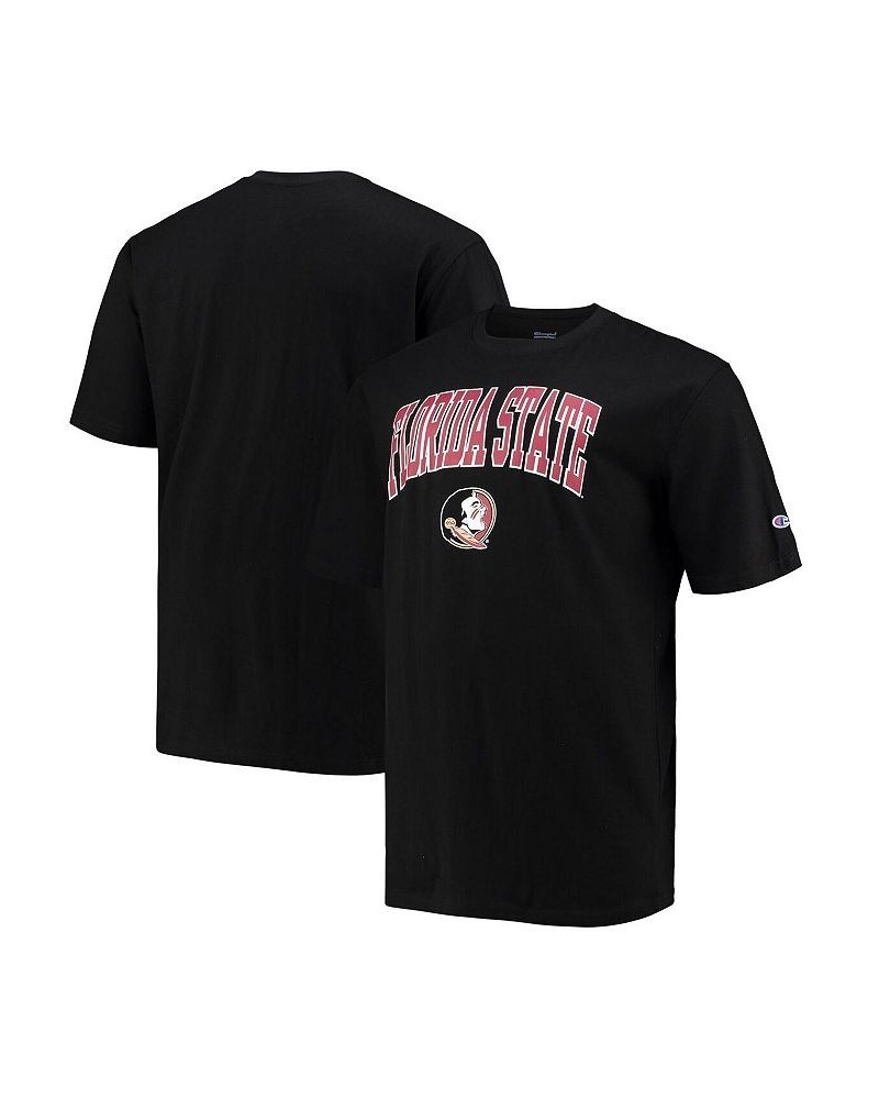 Men's Black Florida State Seminoles Big and Tall Arch Over Wordmark T-shirt $19.60 T-Shirts
