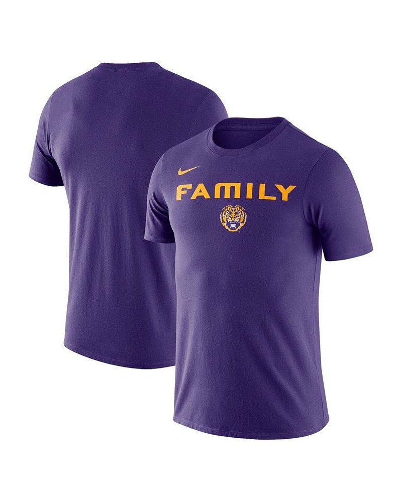 Men's Purple LSU Tigers Family T-shirt $15.40 T-Shirts