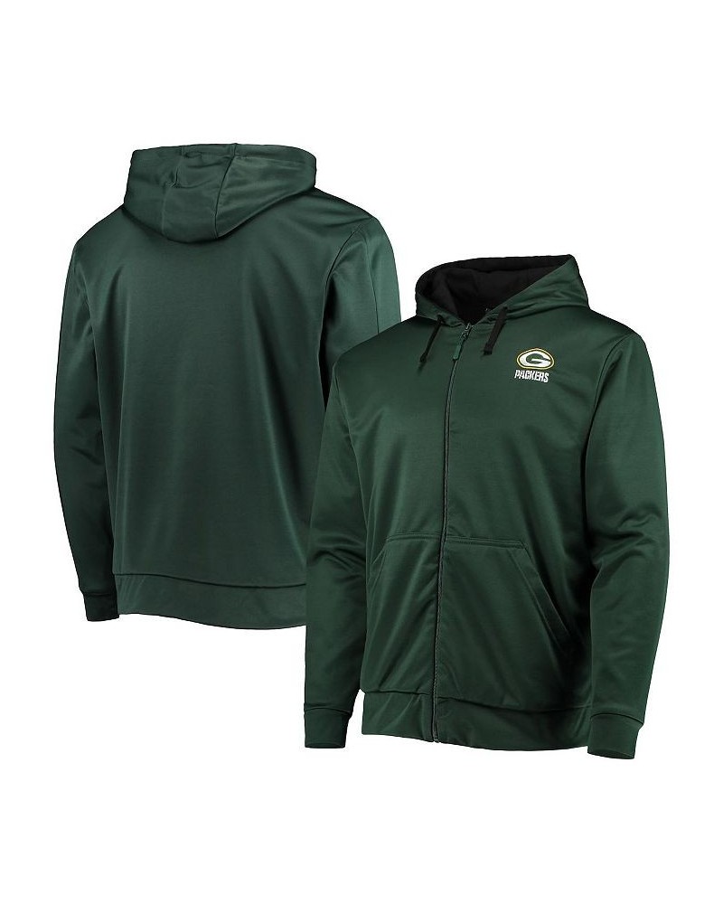 Men's Green and Black Green Bay Packers Apprentice Full-Zip Hoodie $40.03 Sweatshirt