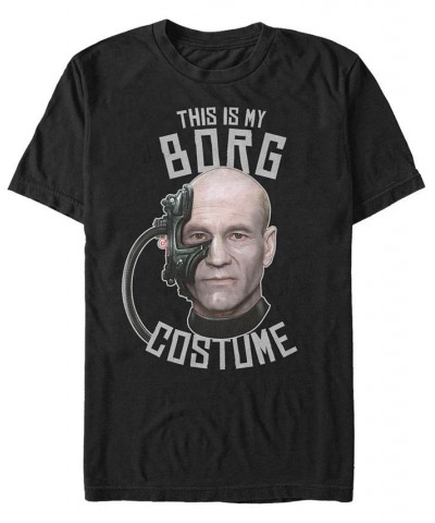 Star Trek Men's Borg Halloween Costume Short Sleeve T-Shirt Black $15.40 T-Shirts