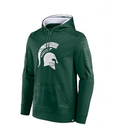 Men's Branded Green Michigan State Spartans On The Ball Pullover Hoodie $32.20 Sweatshirt