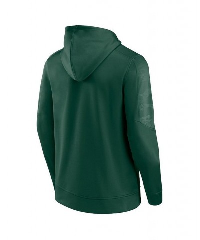 Men's Branded Green Michigan State Spartans On The Ball Pullover Hoodie $32.20 Sweatshirt