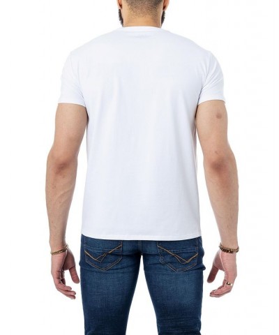 Men's Hip-Hop Skater Bulldog Rhinestone T-shirt White $25.20 T-Shirts