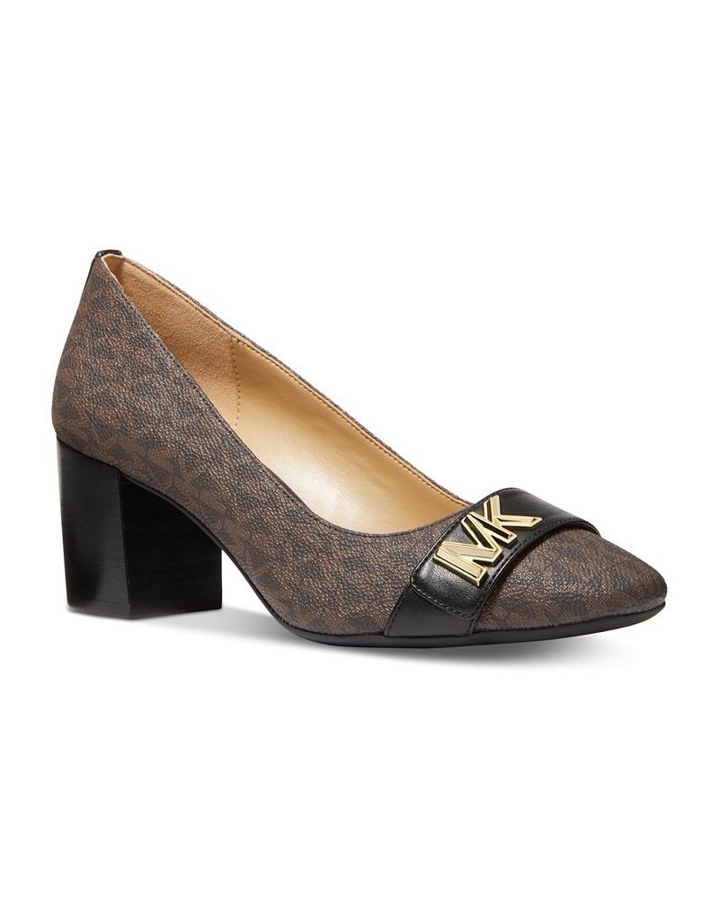 Women's Jilly Flex Pumps Brown $46.87 Shoes