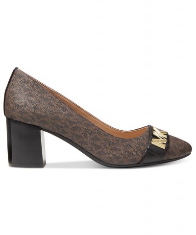 Women's Jilly Flex Pumps Brown $46.87 Shoes