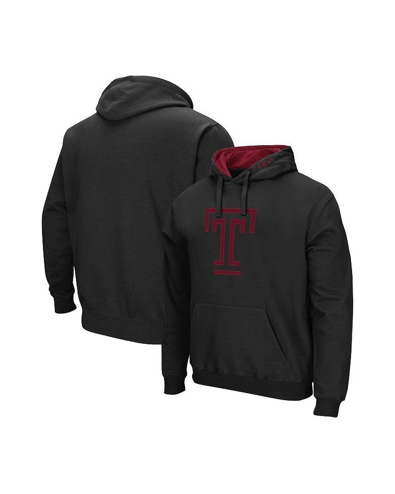 Men's Black Temple Owls Arch and Logo Pullover Hoodie $23.10 Sweatshirt