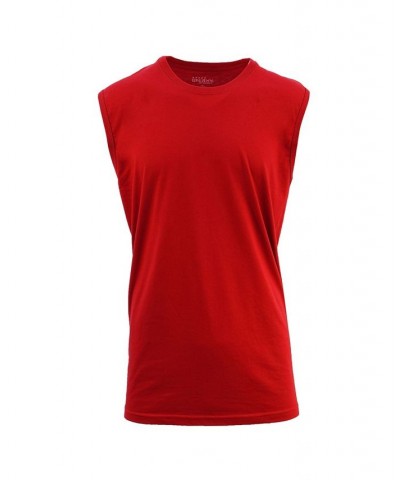 Men's Muscle Tank Top Red $10.08 T-Shirts