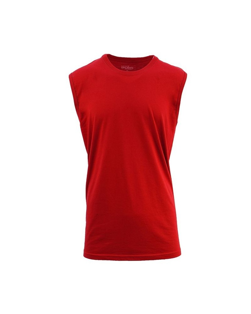 Men's Muscle Tank Top Red $10.08 T-Shirts