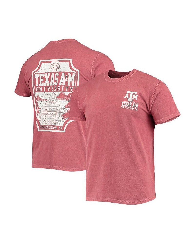 Men's Maroon Texas A&M Aggies Comfort Colors Campus Team Icon T-shirt $24.35 T-Shirts