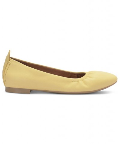 Women's Caliz Slip-On Ballet Flats Yellow $35.60 Shoes