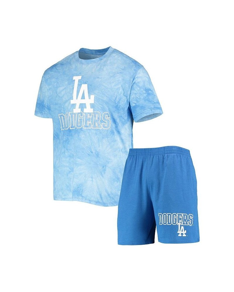 Men's Royal Los Angeles Dodgers Billboard T-shirt and Shorts Sleep Set $34.19 Pajama