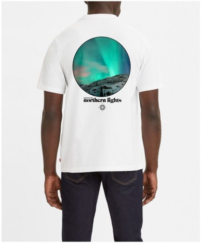 Men's Relaxed Fit Short Sleeve Graphic T-shirt White $11.63 T-Shirts