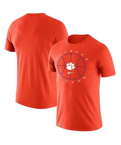Men's Orange Clemson Tigers Basketball Icon Legend Performance T-shirt $29.99 T-Shirts