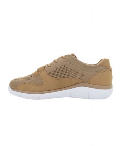 Women's Sarah Sneakers Tan/Beige $50.97 Shoes