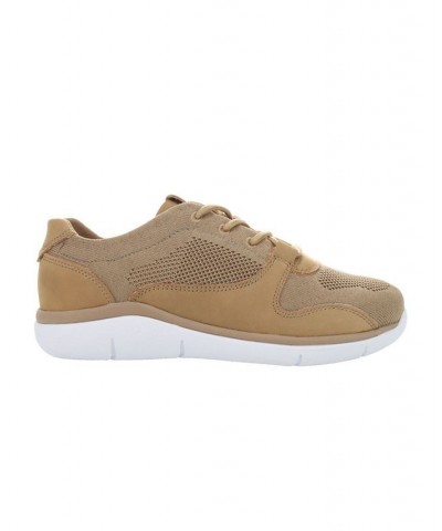 Women's Sarah Sneakers Tan/Beige $50.97 Shoes