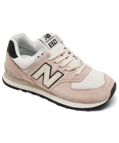 Women's 574 Casual Sneakers Pink $43.70 Shoes