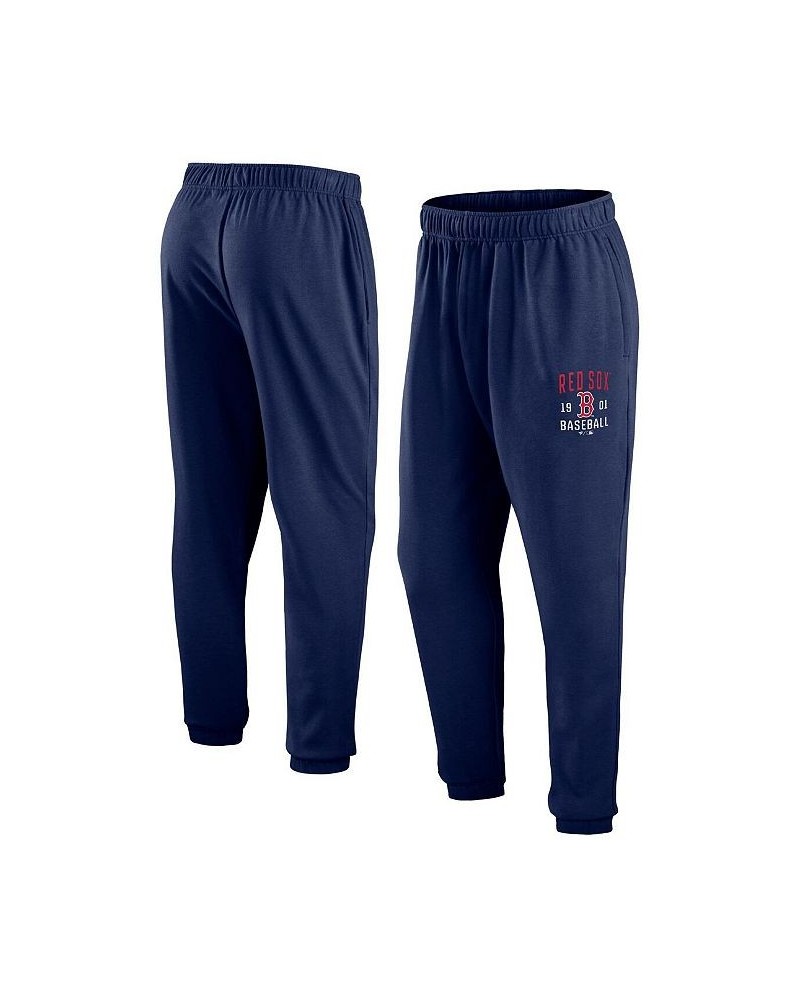 Men's Branded Navy Boston Red Sox Go Overboard Fleece Sweatpants $31.34 Pants