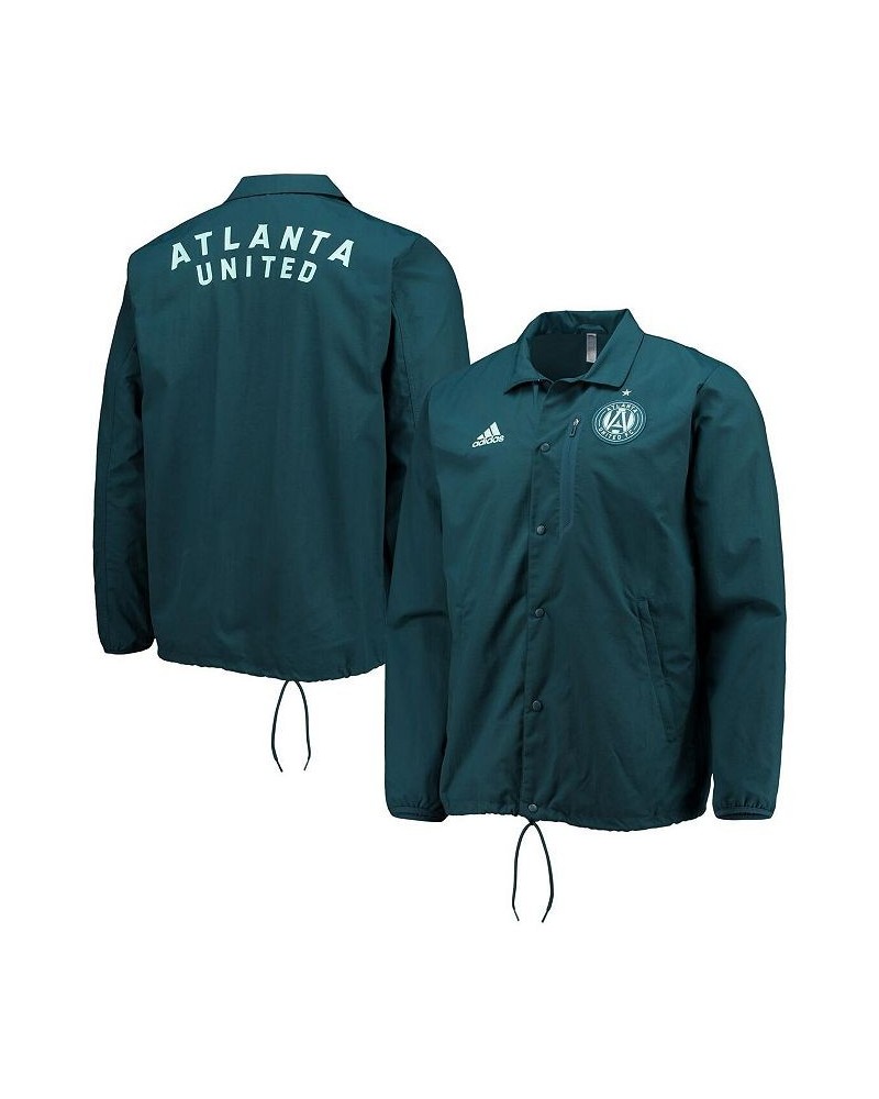 Men's Green Atlanta United FC Anthem Full-Snap Jacket $42.75 Jackets