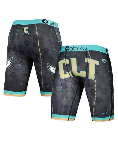 Men's Teal Charlotte Hornets City Edition Boxer Briefs $14.00 Underwear