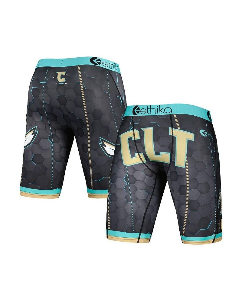 Men's Teal Charlotte Hornets City Edition Boxer Briefs $14.00 Underwear