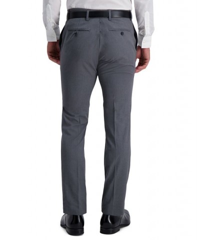 J.M Men's Slim-Fit 4-Way Stretch Suit Pants Gray $30.24 Suits