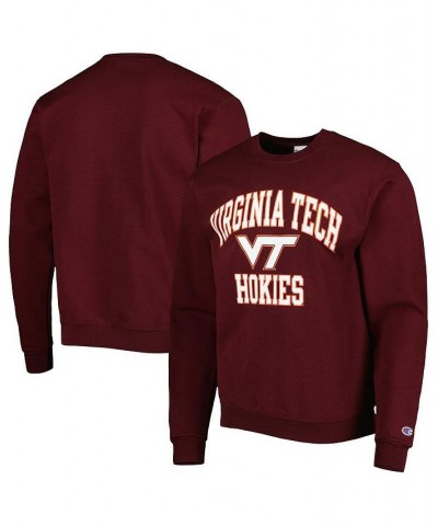 Men's Maroon Virginia Tech Hokies High Motor Pullover Sweatshirt $35.74 Sweatshirt