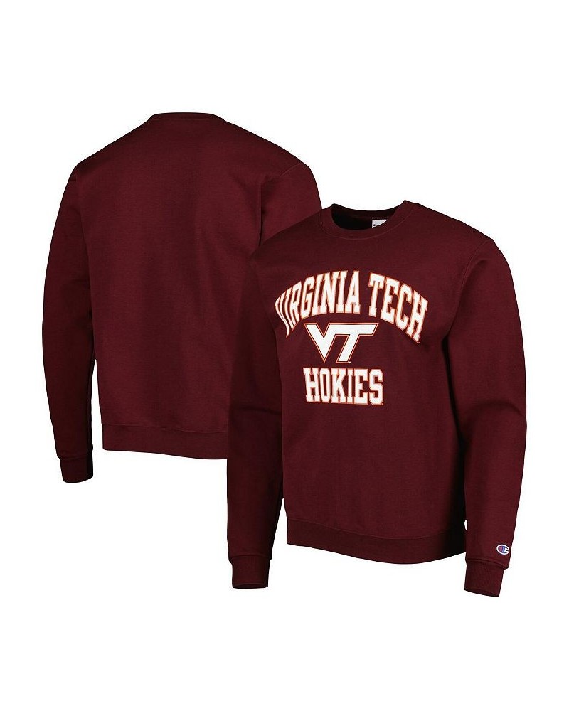 Men's Maroon Virginia Tech Hokies High Motor Pullover Sweatshirt $35.74 Sweatshirt