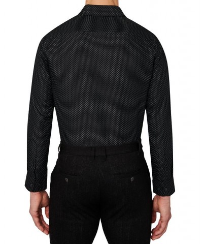 Men's Regular Fit Performance Wrinkle Free Dress Shirt Black $13.63 Dress Shirts