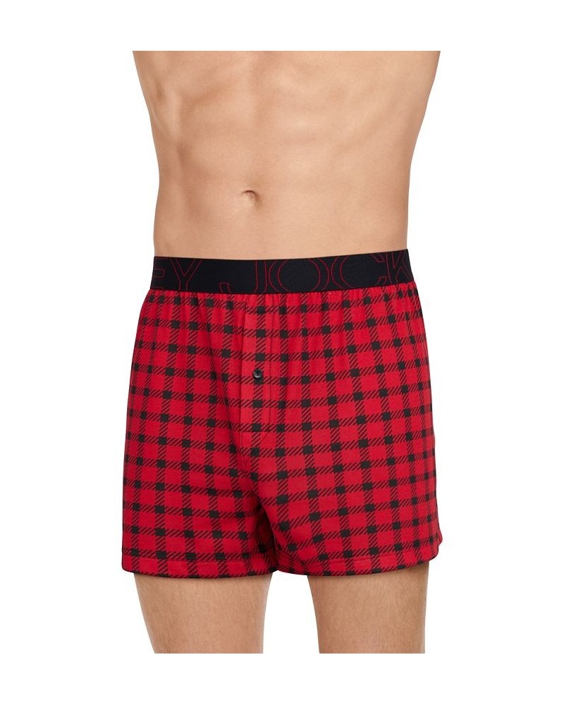 Men's ActiveBlend Moisture-Wicking 5" Boxers PD07 $11.14 Underwear