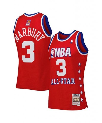 Men's Stephon Marbury Red Western Conference 2003 All Star Game Swingman Jersey $44.40 Jersey