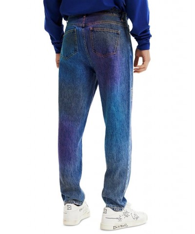 Men's Relaxed-Fit Multicolor Denim Jeans Multi $75.95 Jeans