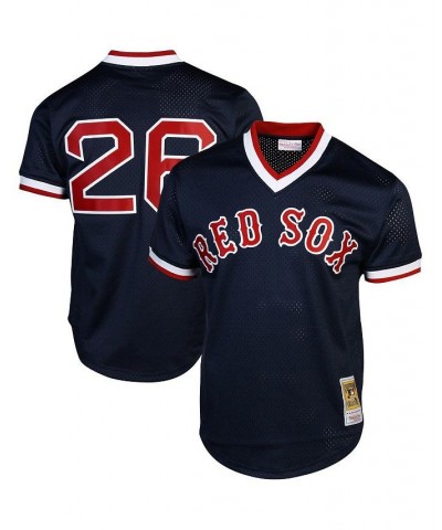 Men's Wade Boggs Boston Red Sox 1992 Authentic Cooperstown Collection Batting Practice Jersey - Navy Blue $46.20 Jersey