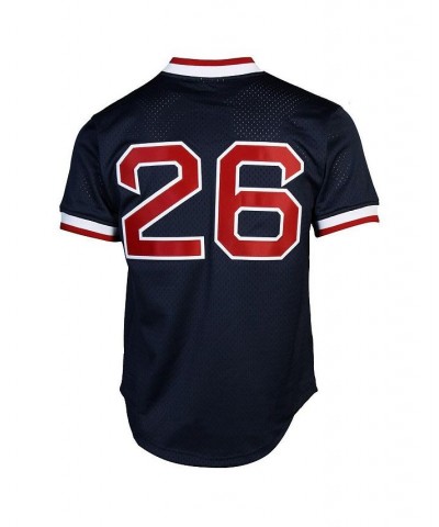 Men's Wade Boggs Boston Red Sox 1992 Authentic Cooperstown Collection Batting Practice Jersey - Navy Blue $46.20 Jersey