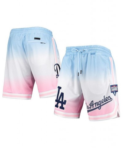 Men's Blue and Pink Los Angeles Dodgers Team Logo Pro Ombre Shorts $40.70 Shorts