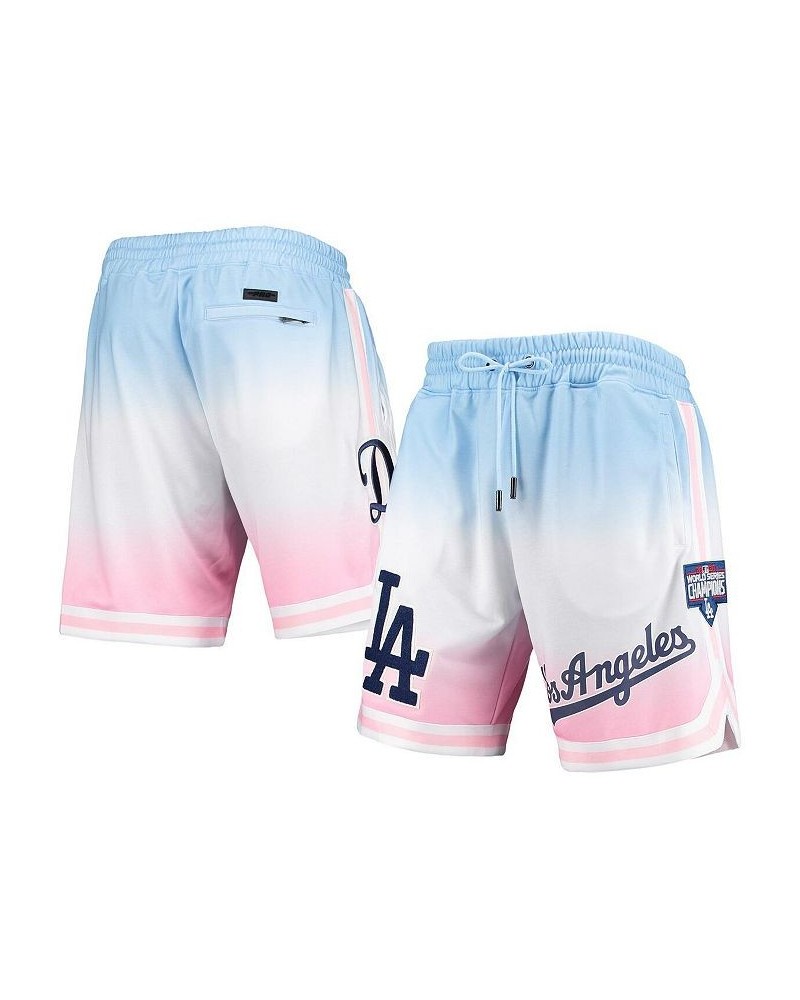 Men's Blue and Pink Los Angeles Dodgers Team Logo Pro Ombre Shorts $40.70 Shorts