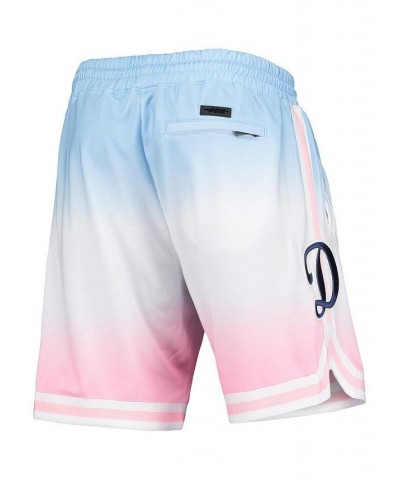 Men's Blue and Pink Los Angeles Dodgers Team Logo Pro Ombre Shorts $40.70 Shorts